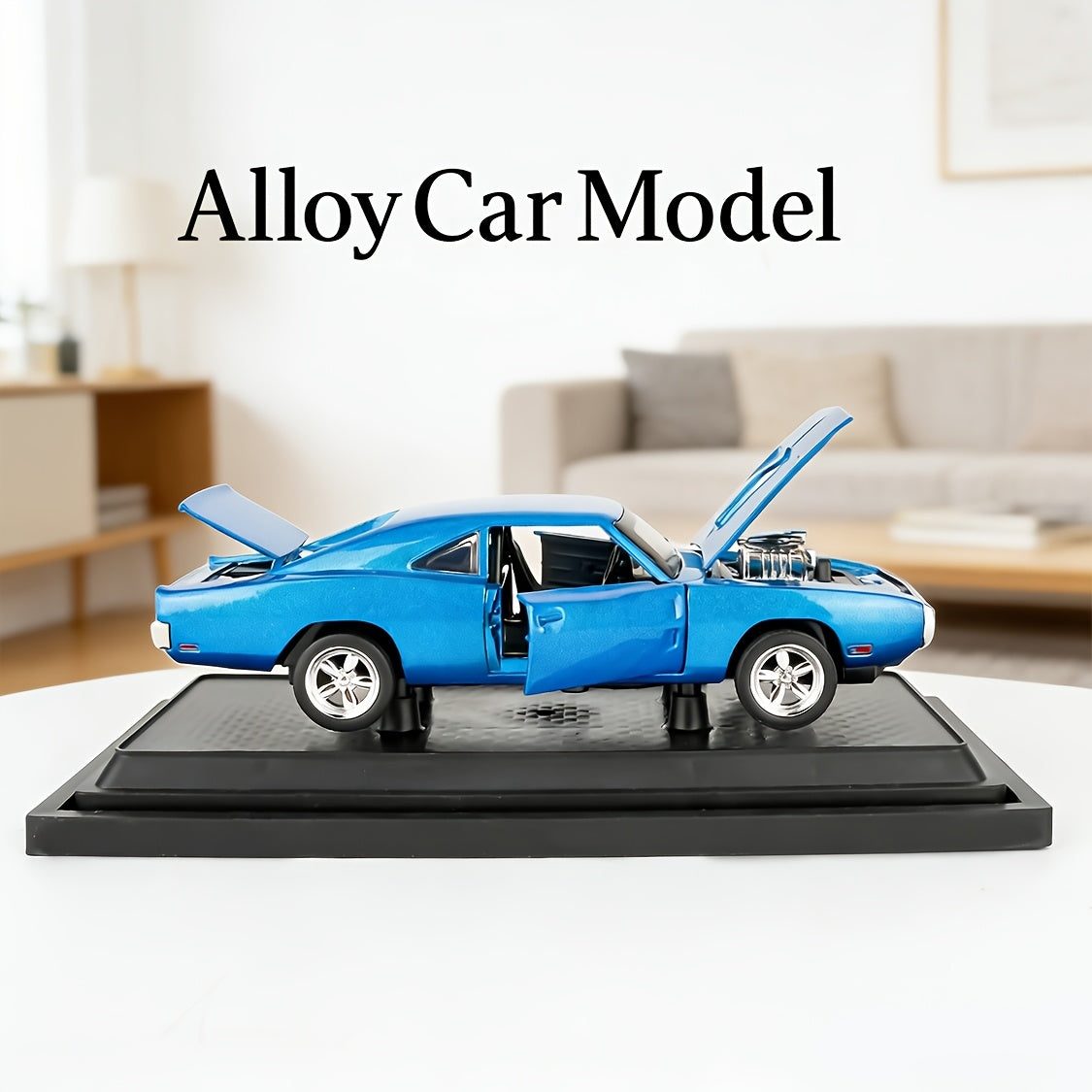 1:32 Scale Die-Cast Dodge Challenger Model Car – Zinc Alloy Static Replica Collectible Gift for Car Enthusiasts, Adults & Teens