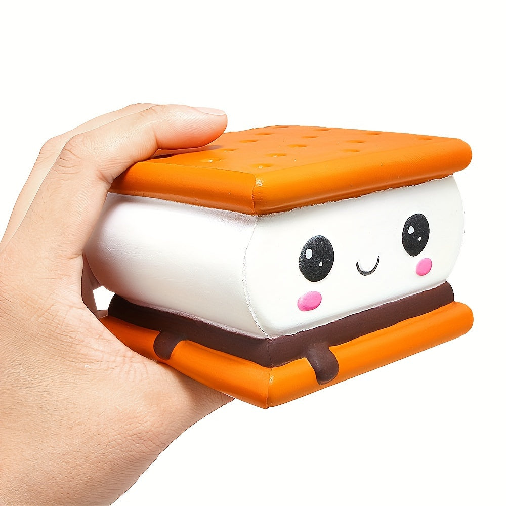 Slow Rise Squishy Toy Set Chocolate Cookie & Butter 2 or 3pcs PU Foam – Cute Food Squishies Kawaii Sensory Fidget Toy for Kids, Non-Toxic Safe Gift & Party Favor