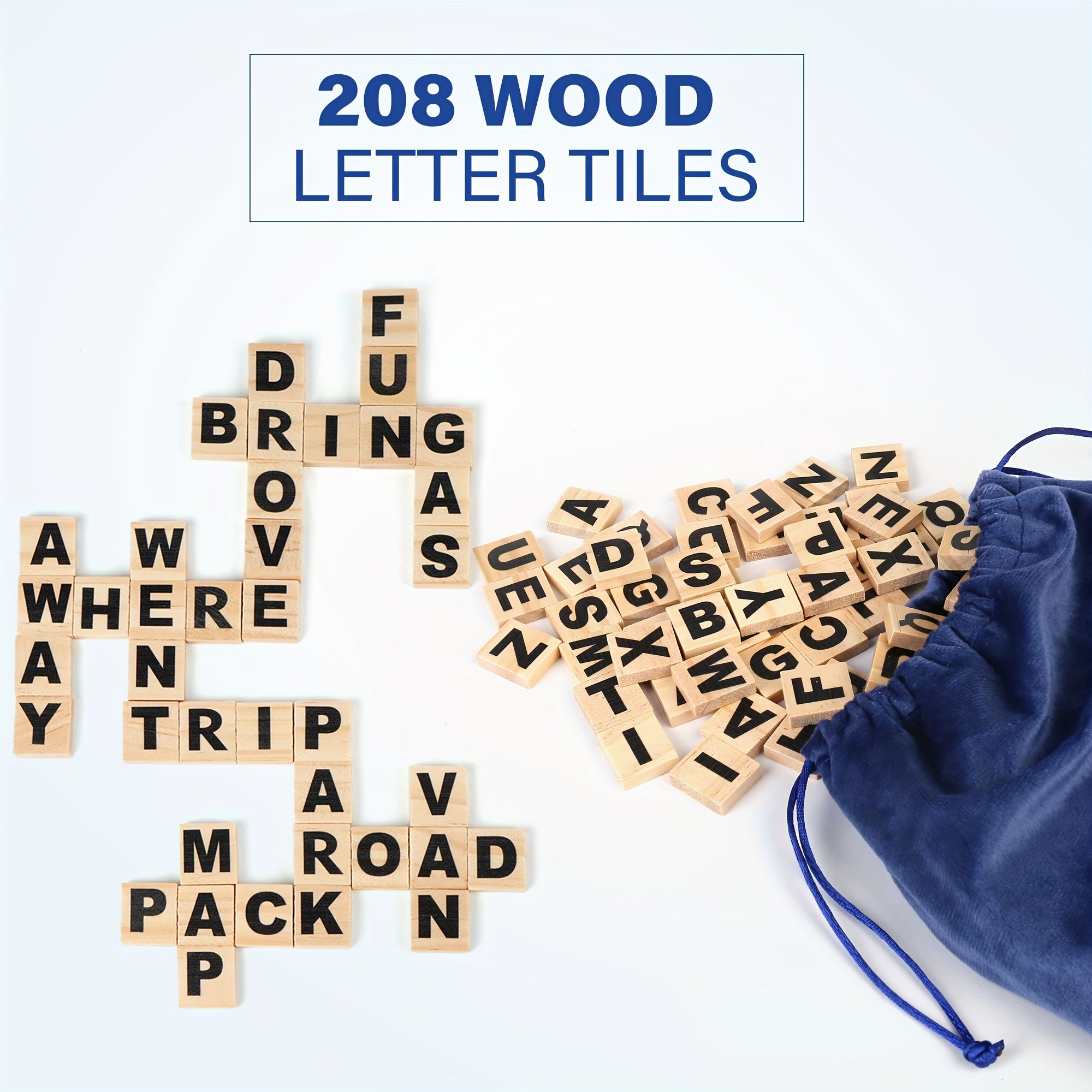 Spelling Game Flash Cards for Kids with 224 Sight Word Cards & 208 Wood Letter Tiles - Phonics Learning Game for Kindergarten Preschool Ages 4-8, Autism ADHD Friendly, Birthday Christmas Gift Boys Girls