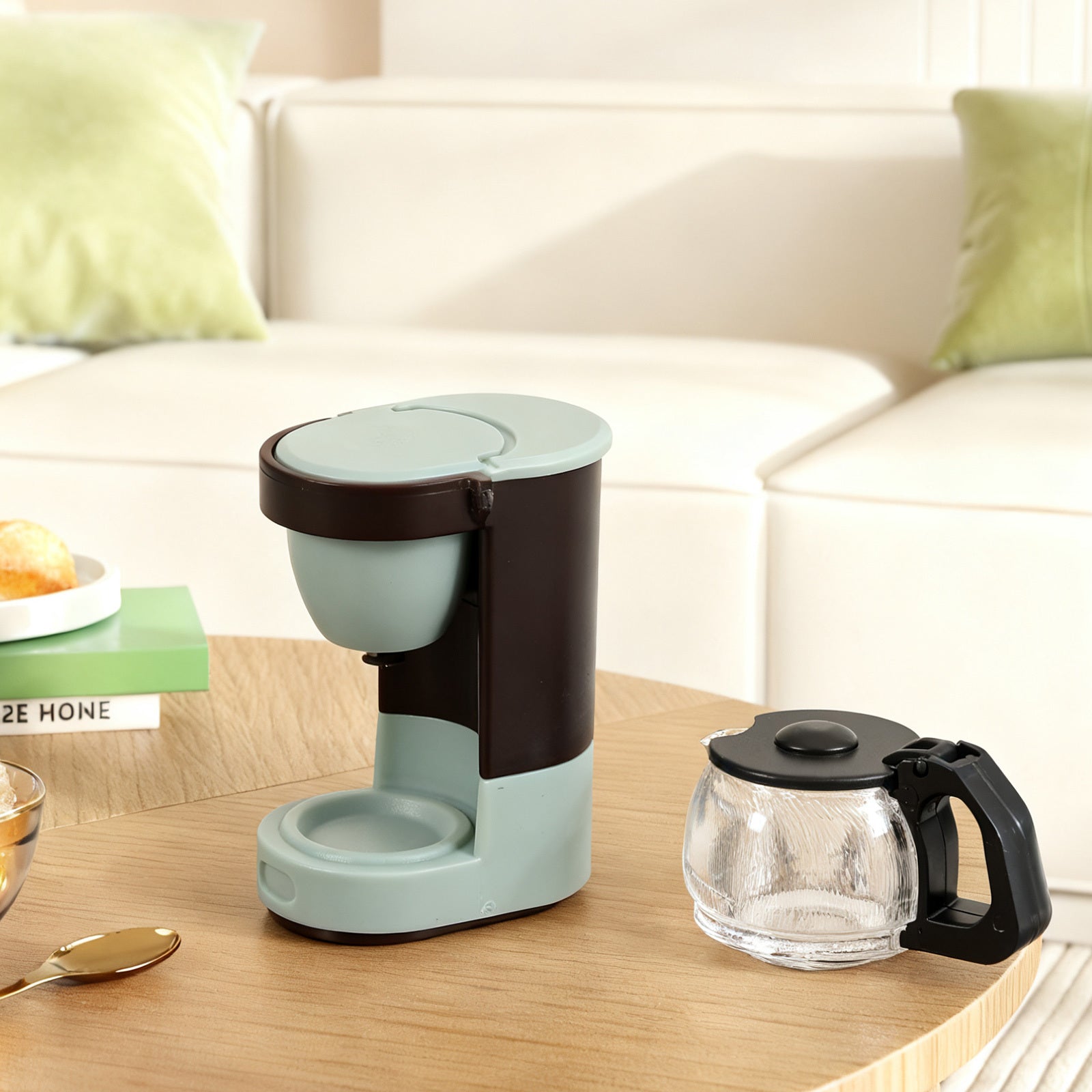 3pcs 1:12 Scale Dollhouse Miniature Kitchen Appliance Set – Rice Cooker, Juicer & Coffee Maker Models for Dollhouse Kitchen Decor, Diorama Scene & Collector Display Gift