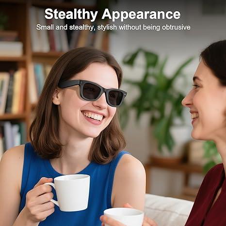 Smart Glasses LED Stickers by HIBLOKS, Low-Tack Repositionable Light Blocking Decals for Compatible Meta Frames, 12 or 24 Pieces