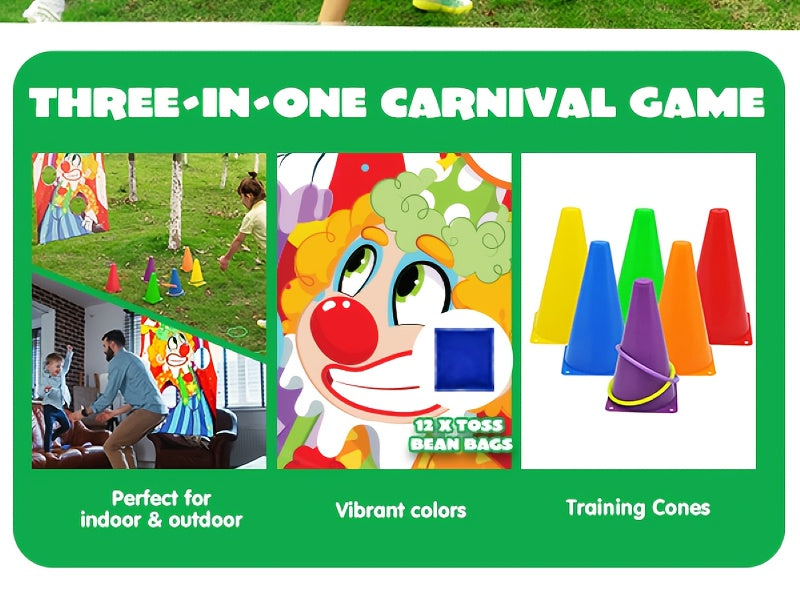 Ring Toss Game Set for Kids 31PCS Outdoor Yard Games Bean Bag Toss Lawn Party Carnival Games for Toddlers Family Easter Gift
