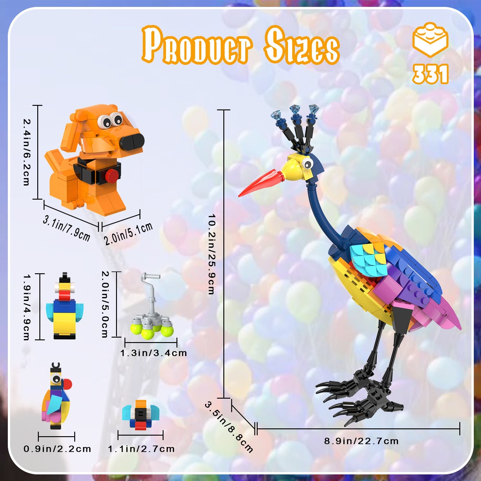 Bird and Dog House Building Block Set for Kids, ABS Brick Mini Architecture Model Kit, Creative STEM Construction Toy Ages 6+, Cute Desktop Decoration, Easter Birthday Christmas Gift for Boys Girls