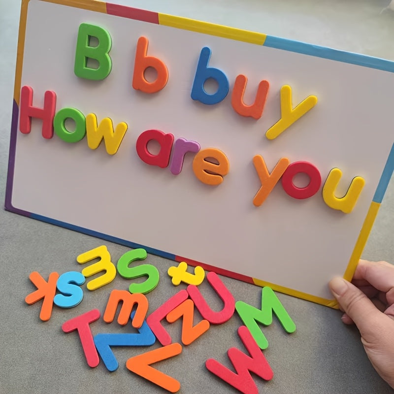 Magnetic Alphabet & Numbers Set 79 Pcs Colorful – Educational Spelling & Counting Learning Toy for Kids Toddlers Fridge Magnets