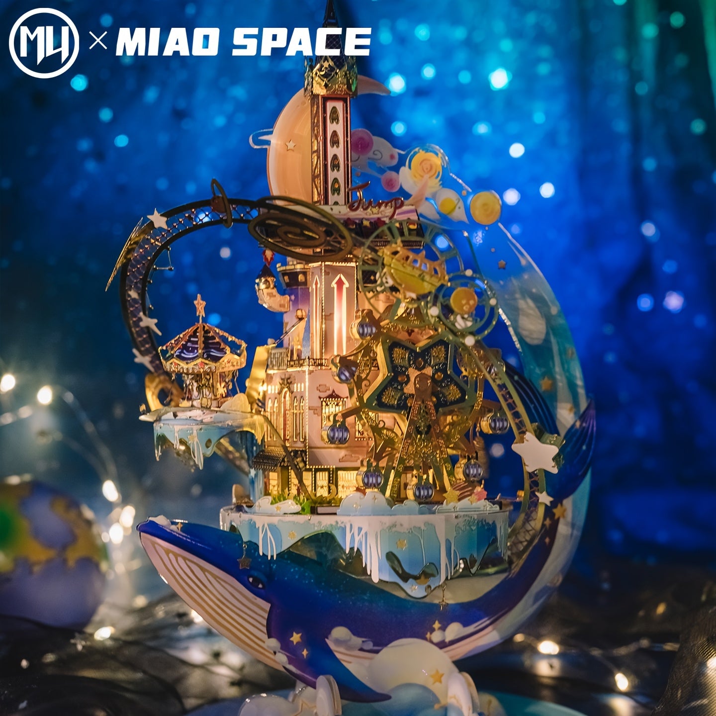 3D Metal Puzzle Star Playground Model Kit – Handcrafted Garden Building Set, Unique Birthday Gift for Teens Adults Girlfriends, Ages 14+