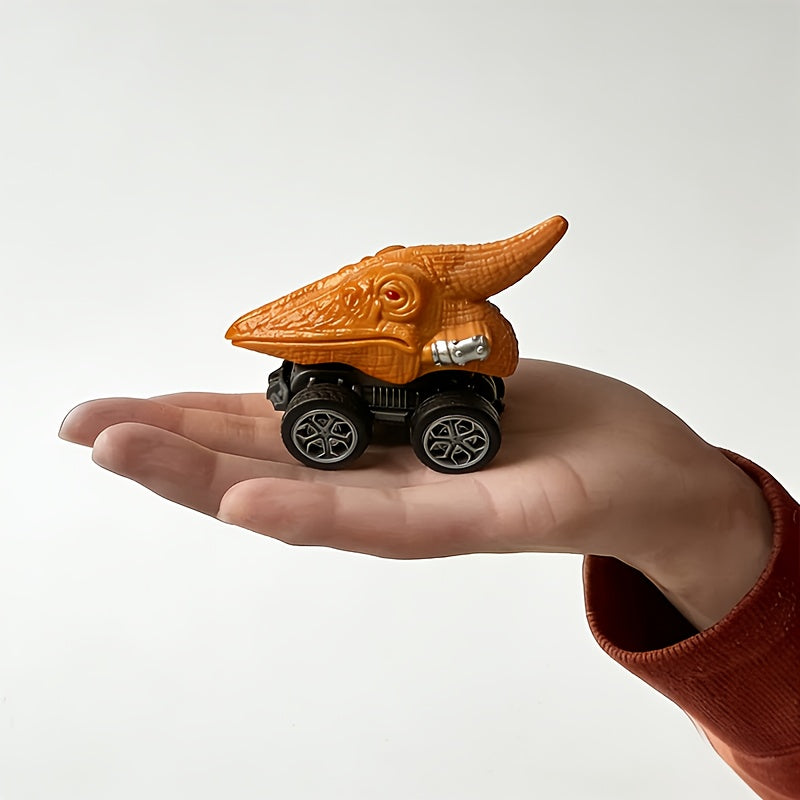 Dinosaur Truck Toy Car Set T-Rex Vehicle Playset for Boys Kids Toddlers with Dinosaur Figures Birthday Gift Ages 3+