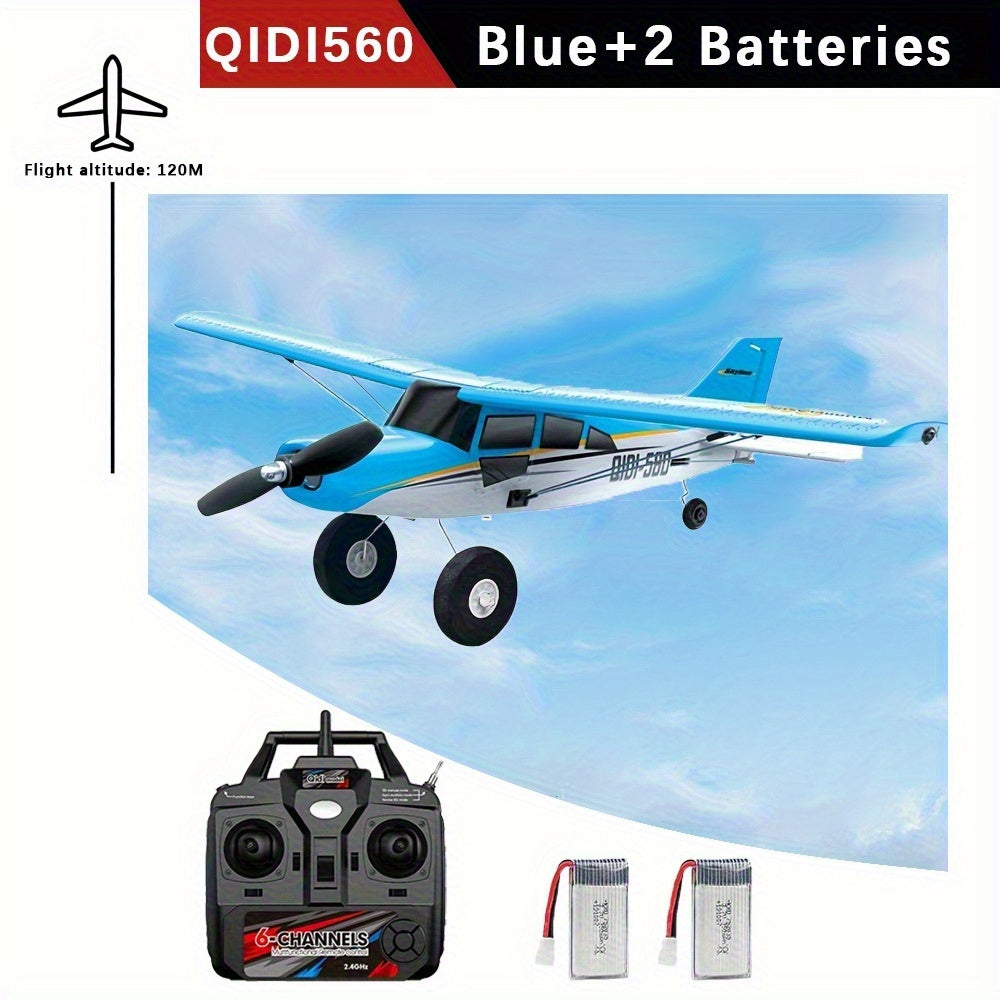 M7 RC Airplane 6-Channel Brushless Fixed Wing with 6-Axis Gyro 3D Stunts 120M Range EPP Foam Aircraft – Remote Control Plane Toy for Beginners & Advanced Pilots Kids Teens Gift