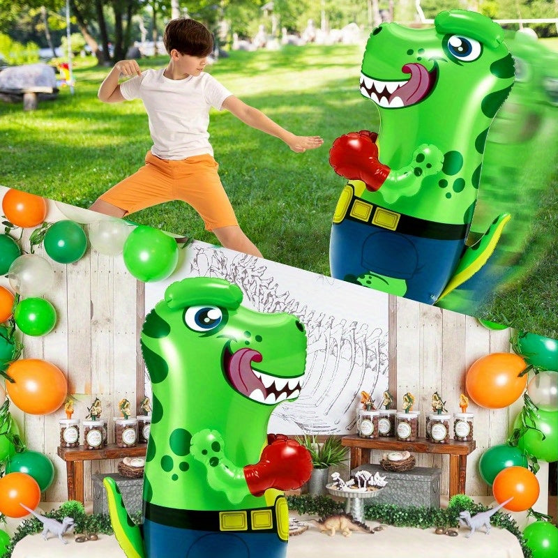 Inflatable Dinosaur Punching Bag for Kids 47 Inch T-Rex Bop Bag Bounce Back Bopper Indoor Outdoor Active Play for Boys Girls Ages 3 Plus - Birthday Gift