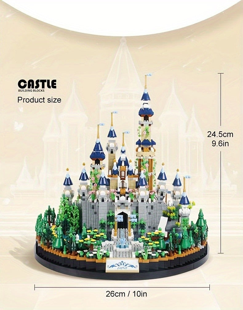 Princess Castle Building Blocks 3600pcs Fairytale Construction Toy for Girls – Educational Decorative Castle Model Kit with Gift Box, Room Decor – Birthday Valentine Easter Holiday Gift