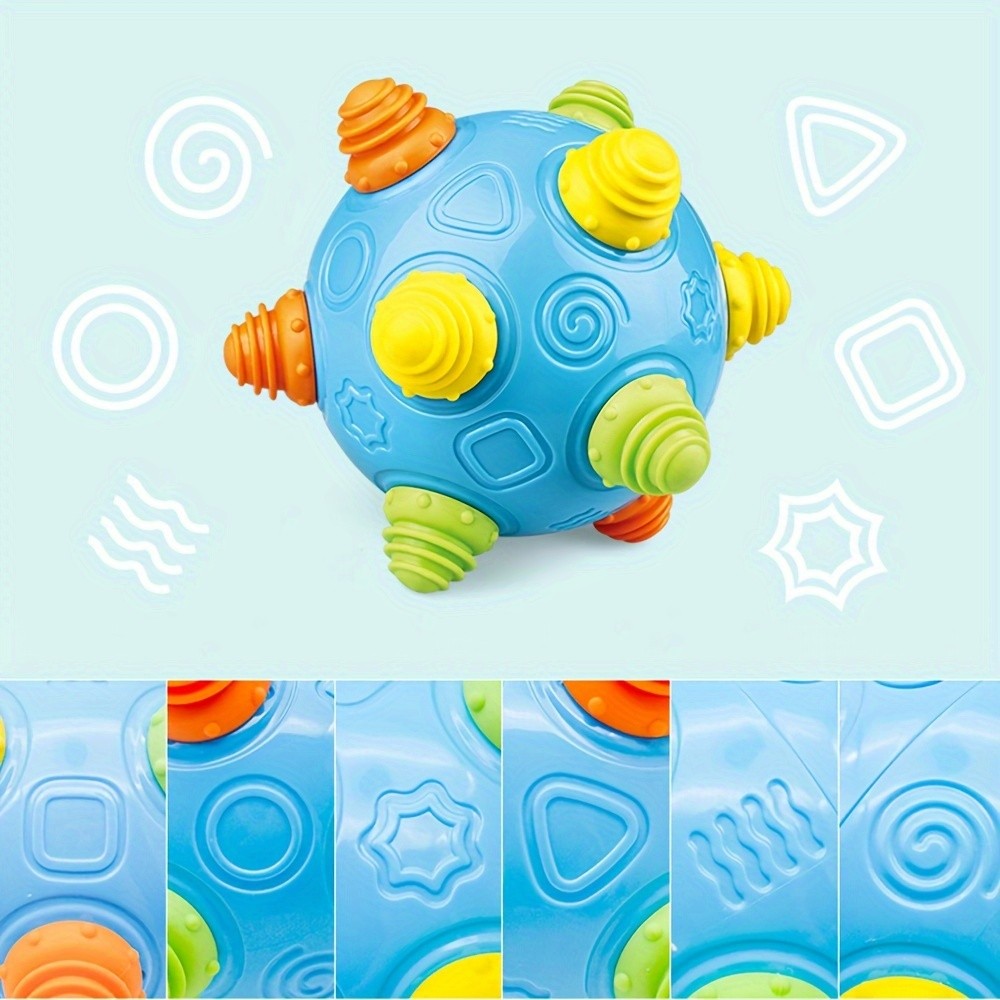Musical Bouncing Sensory Ball Toy for Babies – BPA Free Interactive Electric Dancing Ball with Fun Sounds & Melodies, Encourages Crawling & Jumping, Developmental Toy for Boys Girls