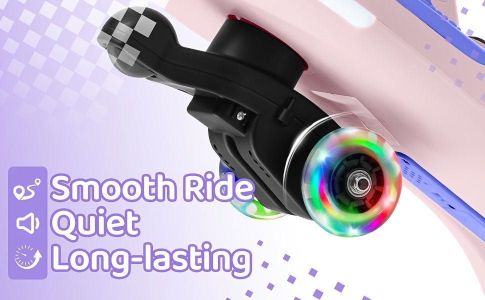 Electric Wiggle Car with Pedal 2-in-1 Rechargeable Swing Car for Kids Ages 3+ - 2 Speed Anti-Rollover Flashing Wheels 140LB Capacity, Indoor Outdoor Ride-On Toy, Birthday Christmas Gift Boys Girls
