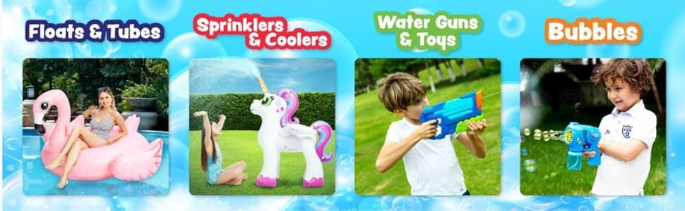 Bubble Guns 3 Pack with Bubble Solution – Automatic Bubble Maker for Kids, Halloween Party Favors, Indoor Outdoor Birthday Gift