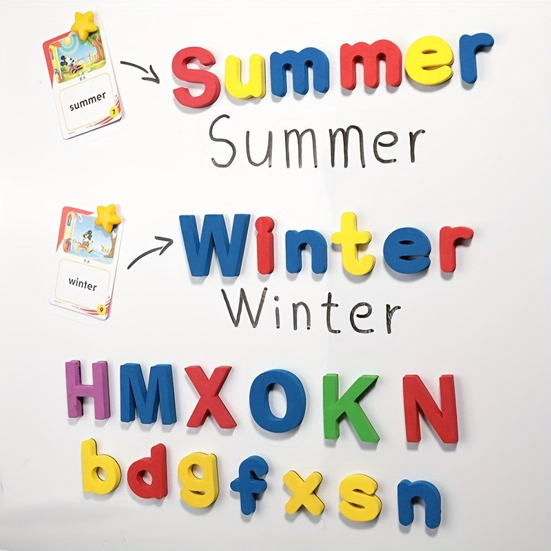 Magnetic Alphabet & Numbers Set 79 Pcs Colorful – Educational Spelling & Counting Learning Toy for Kids Toddlers Fridge Magnets