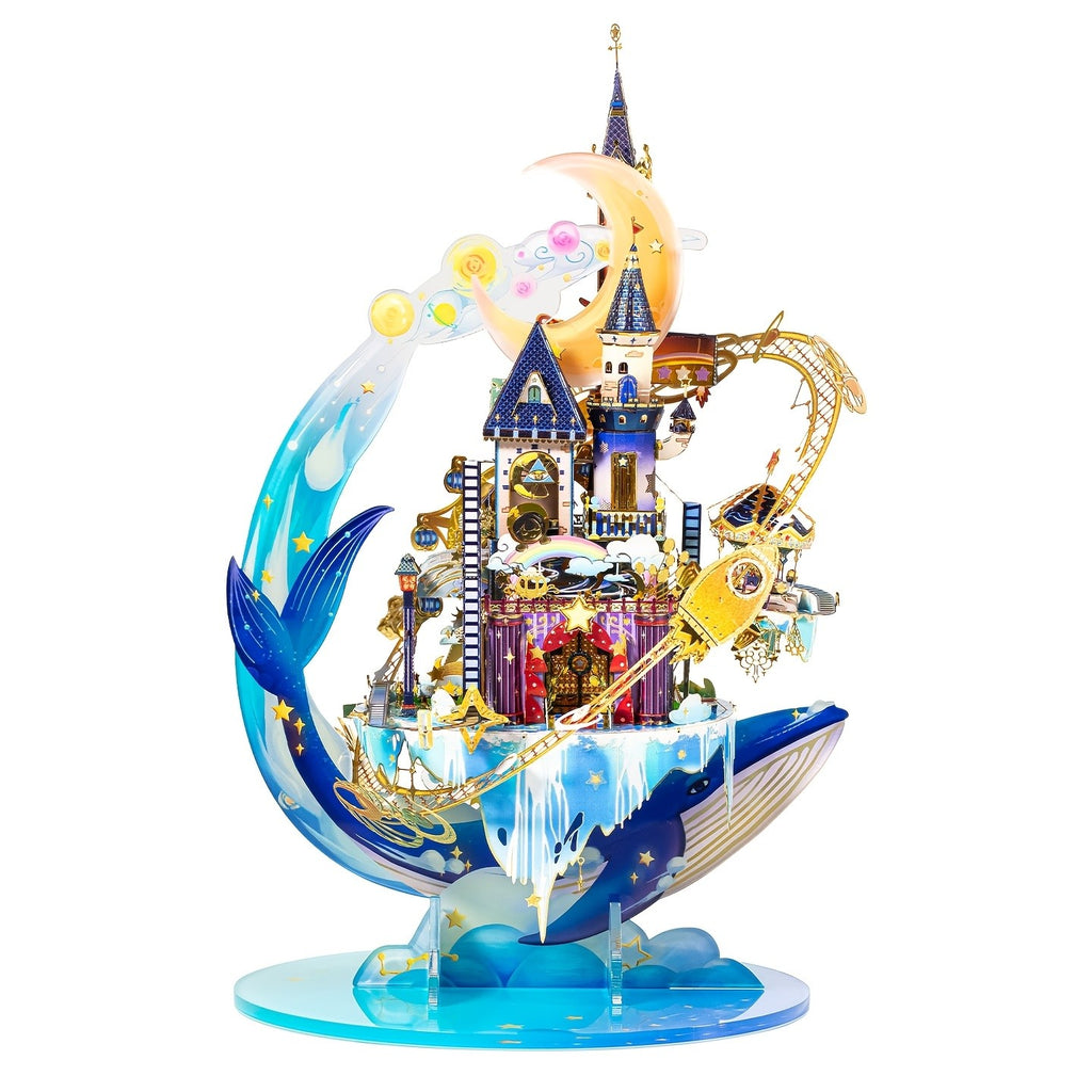 3D Metal Puzzle Star Playground Model Kit – Handcrafted Garden Building Set, Unique Birthday Gift for Teens Adults Girlfriends, Ages 14+