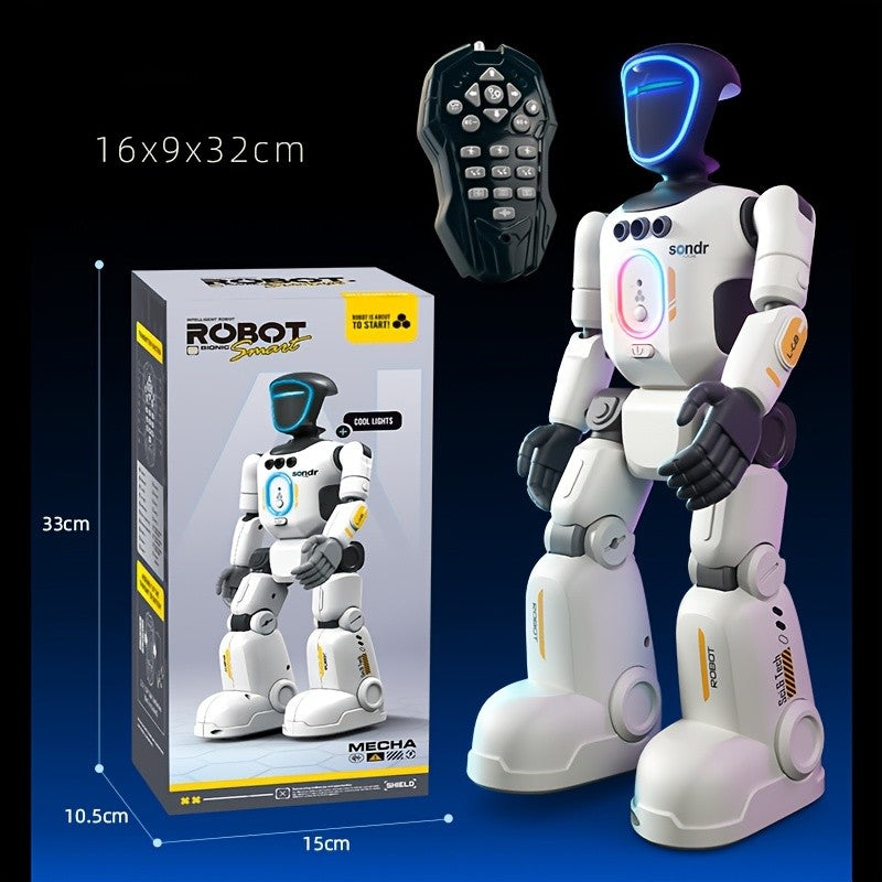 Advanced Humanoid Robot Toy with Smart Remote Pose-Controlled Joints Gesture Sensors Voice Recorder – Kids STEM Birthday Christmas Gift Boys Girls