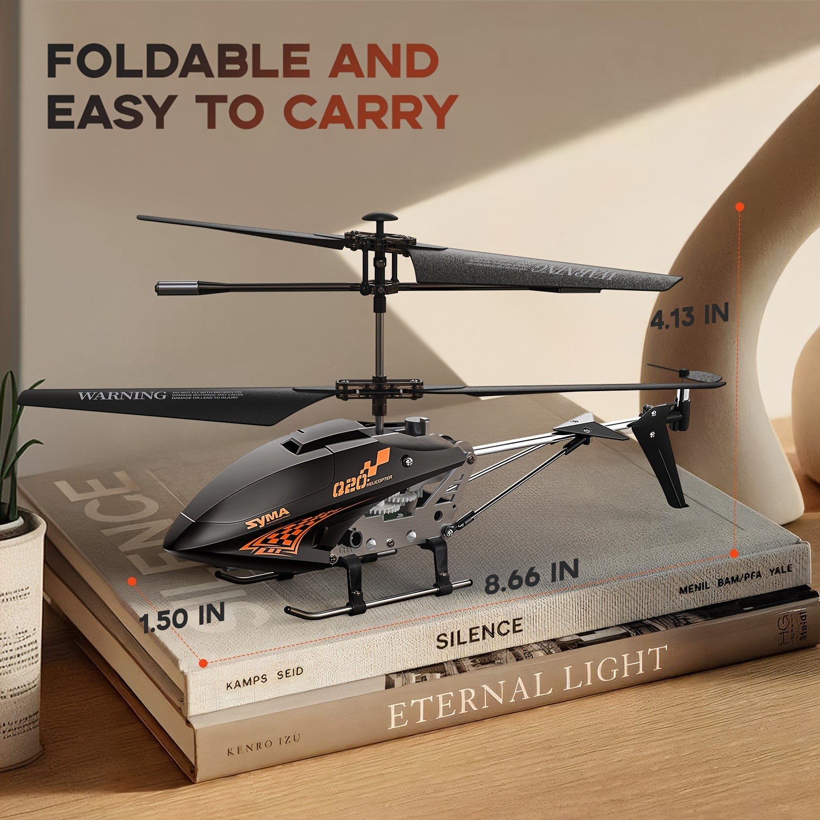 RC Helicopter Altitude Hold One-Key Takeoff Landing 3.5CH Gyro Stabilizer Indoor Flying Toy Alloy Frame Kids Boys Girls Ages 8-12 Birthday Christmas Valentine Gift