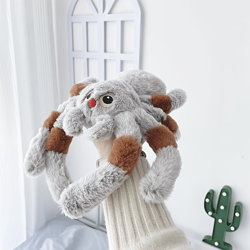Spider Plush Toy Stuffed Animal - Mixed Color Polyester Fiber Soft Spider Plush, Sofa Pillow, Home Decor, Halloween Christmas Decoration, Birthday Gift for Women Girls Spider Lovers