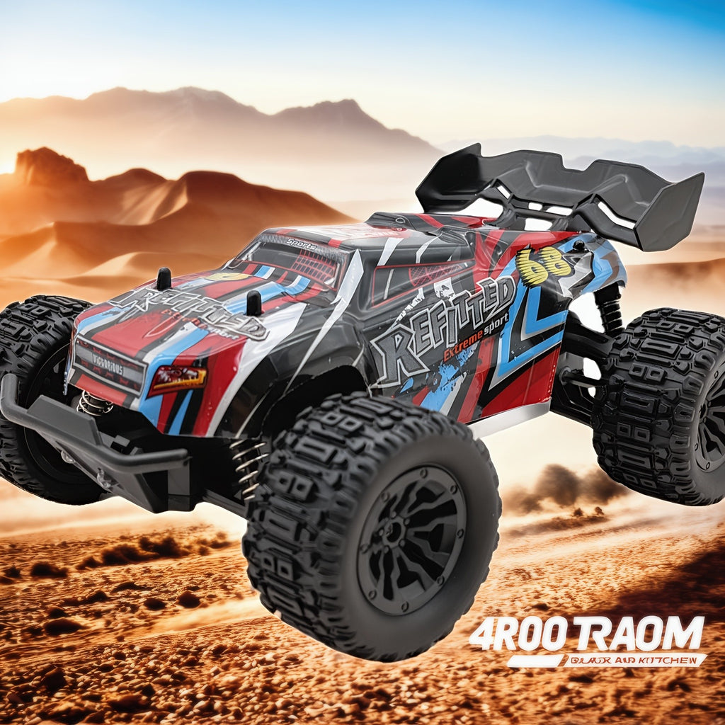 RC Monster Truck 4x4 All-Terrain High-Speed Remote Control Off-Road Car for Kids Adults, Birthday Christmas Holiday Gift for Boys Girls