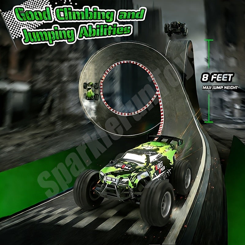High-Speed 4WD Off-Road RC Truck 40KM/H+ Racing Class All-Terrain Remote Control Car with 2.4GHz Controller – Fast RC Vehicle Gift for Boys Kids Ages 3+