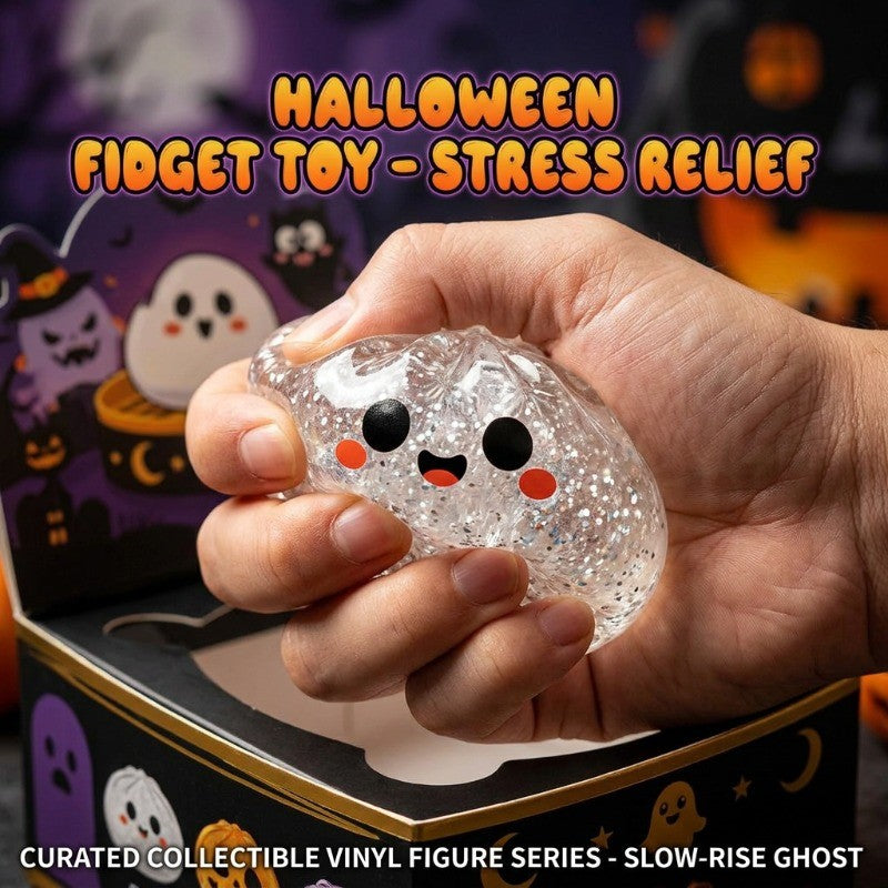 Halloween Squishy Slow Rise Toy Set 10pcs – Spooky Themed Buns & Steamer Bases Sensory Squeeze Toys – Bulk Halloween Party Favors for Goodie Bags, Classroom & Office