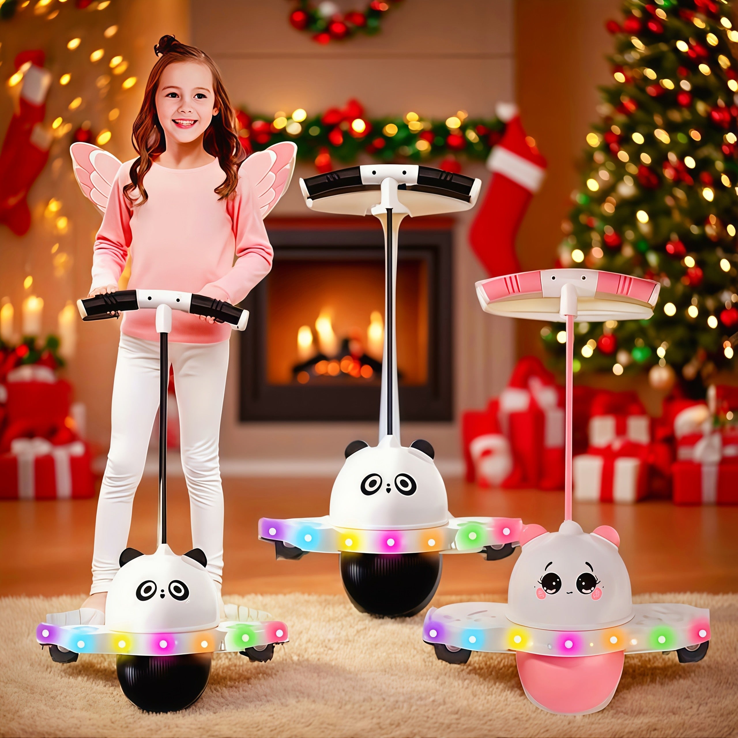 LED Light Up Bouncing Ball for Kids Colorful Flashing Lights Indoor Outdoor Active Play Toy for Boys Girls Ages 3 4 5 6 7 8 - Birthday Gift