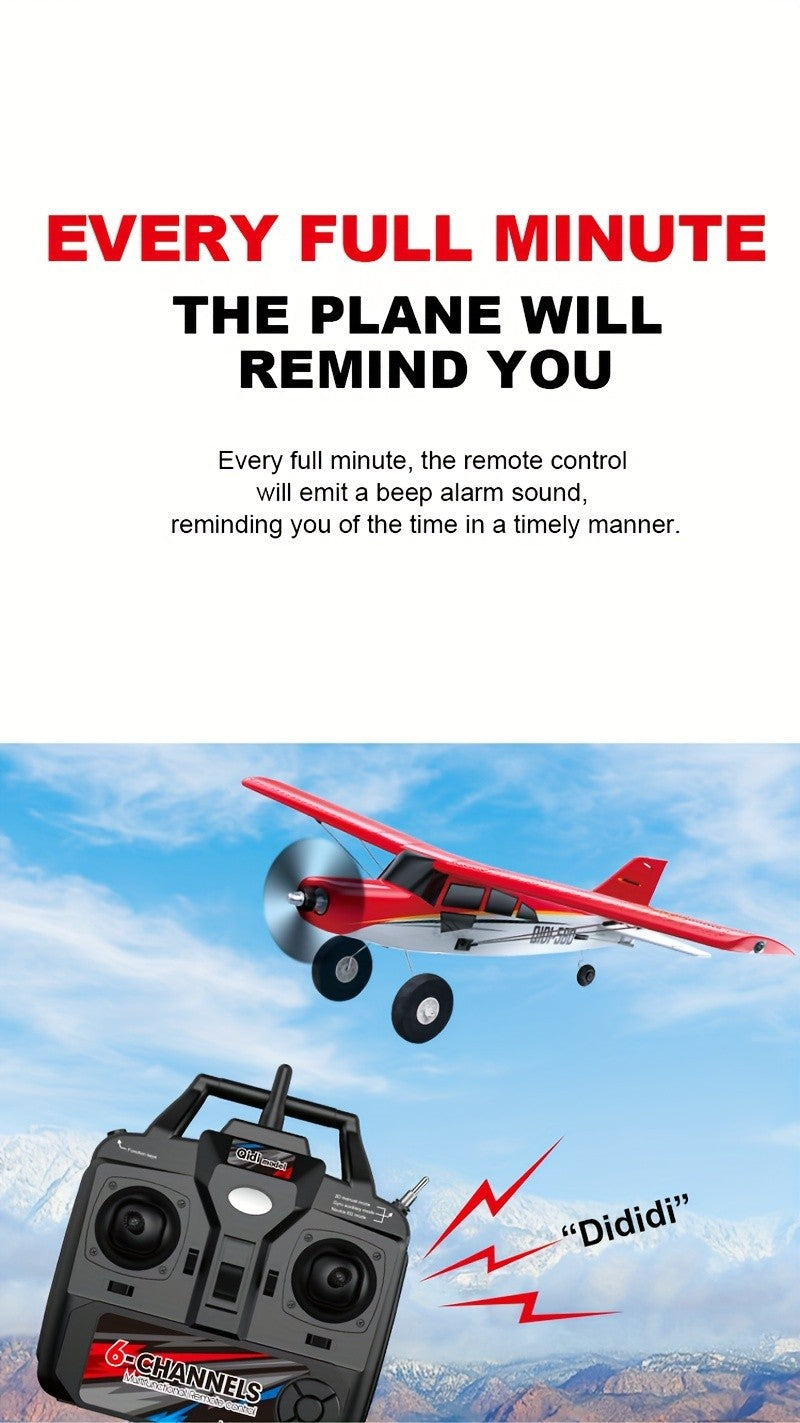 M7 RC Airplane 6-Channel Brushless Fixed Wing with 6-Axis Gyro 3D Stunts 120M Range EPP Foam Aircraft – Remote Control Plane Toy for Beginners & Advanced Pilots Kids Teens Gift