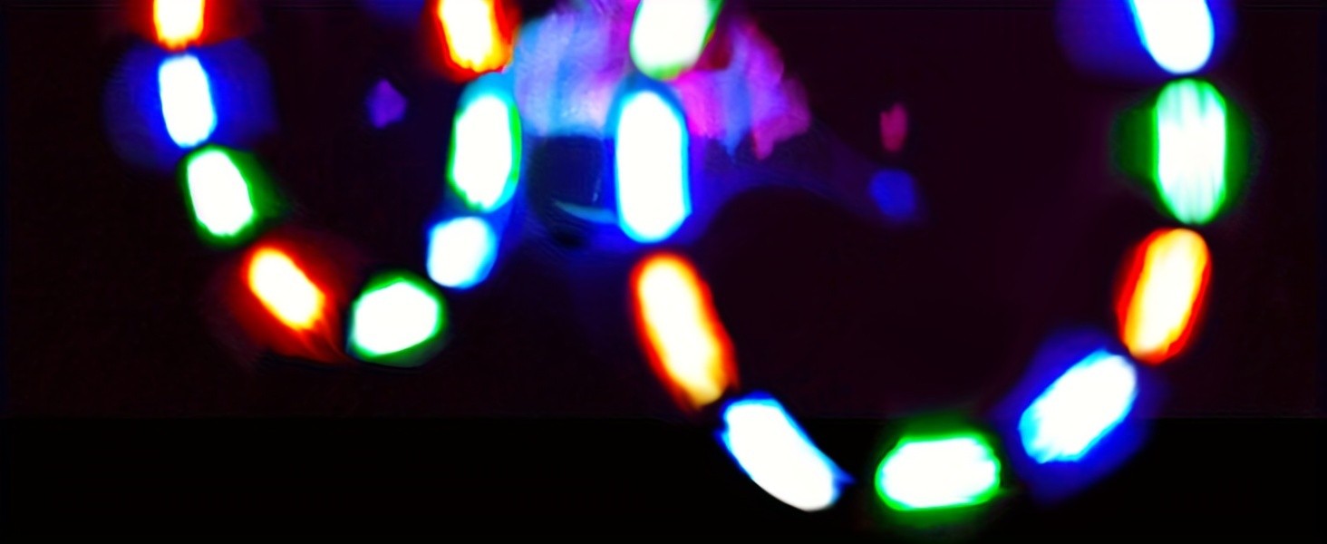 LED Poi Balls Soft Spinning Glow Poi Rainbow Fade High Strobe for Beginners Professionals Dance Performance Entertainment Gift