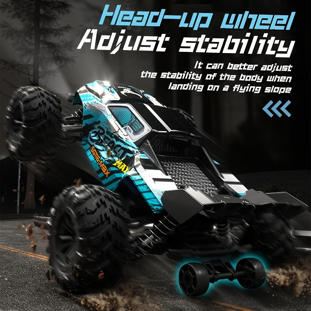 1:18 Scale 4WD High-Speed RC Car 35+ KM/H All-Terrain Off-Road Remote Control Truck - 2.4GHz Hobby-Grade Racing Crawler for Adults Kids Boys Birthday Gift