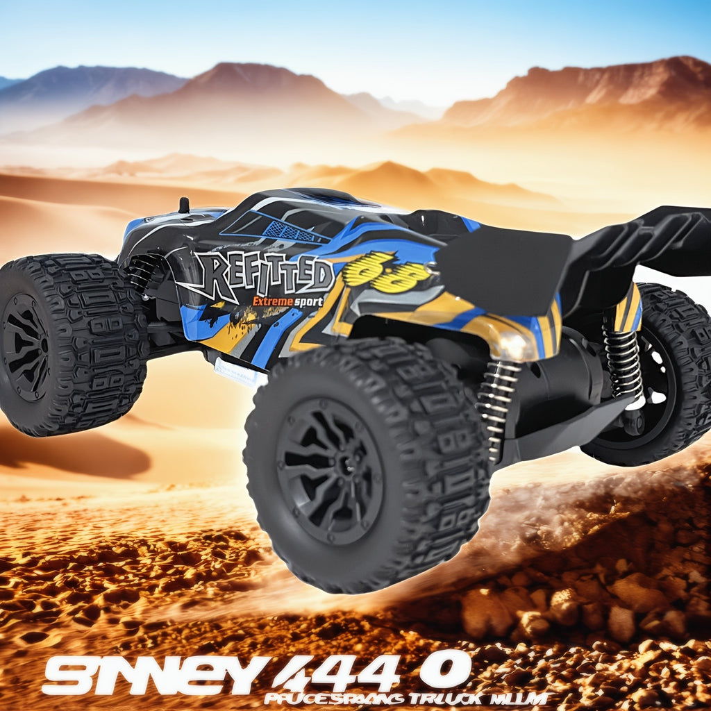 RC Monster Truck 4x4 All-Terrain High-Speed Remote Control Off-Road Car for Kids Adults, Birthday Christmas Holiday Gift for Boys Girls