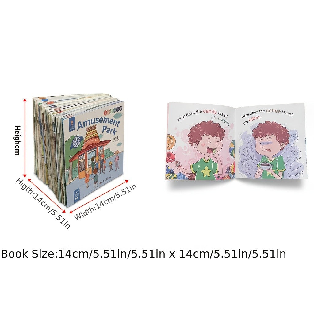 English Story Picture Books for Kids – Set of 10 Random Non-Repeating Children's Reading Books, Large Print on High-Quality Paper, Early Literacy & Bedtime Story Gift