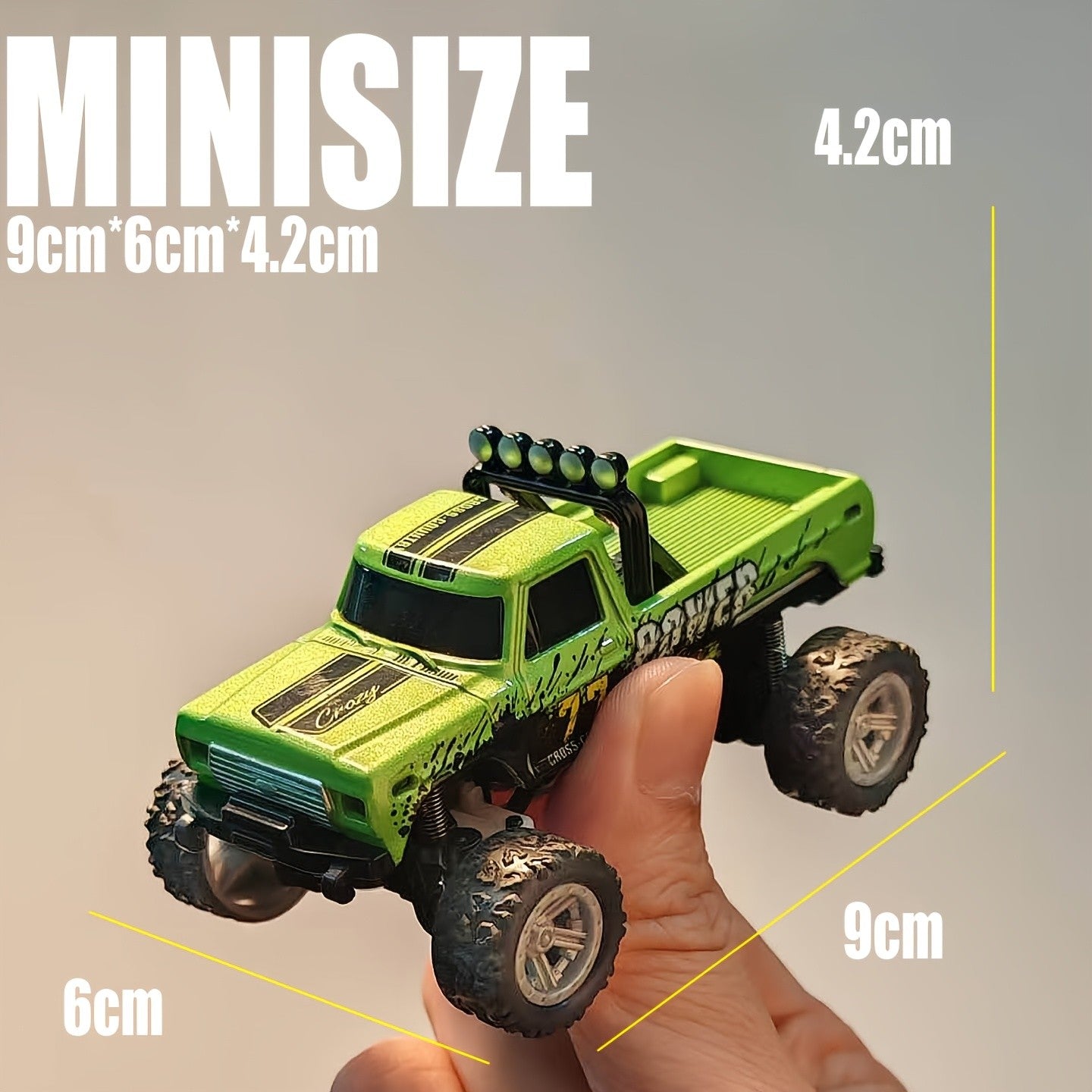 Alloy RC Off-Road Car with Shock-Absorbing Chassis & Rubber Tires – Remote Control Rugged 4WD Truck for Boys Kids Indoor Outdoor Christmas Gift