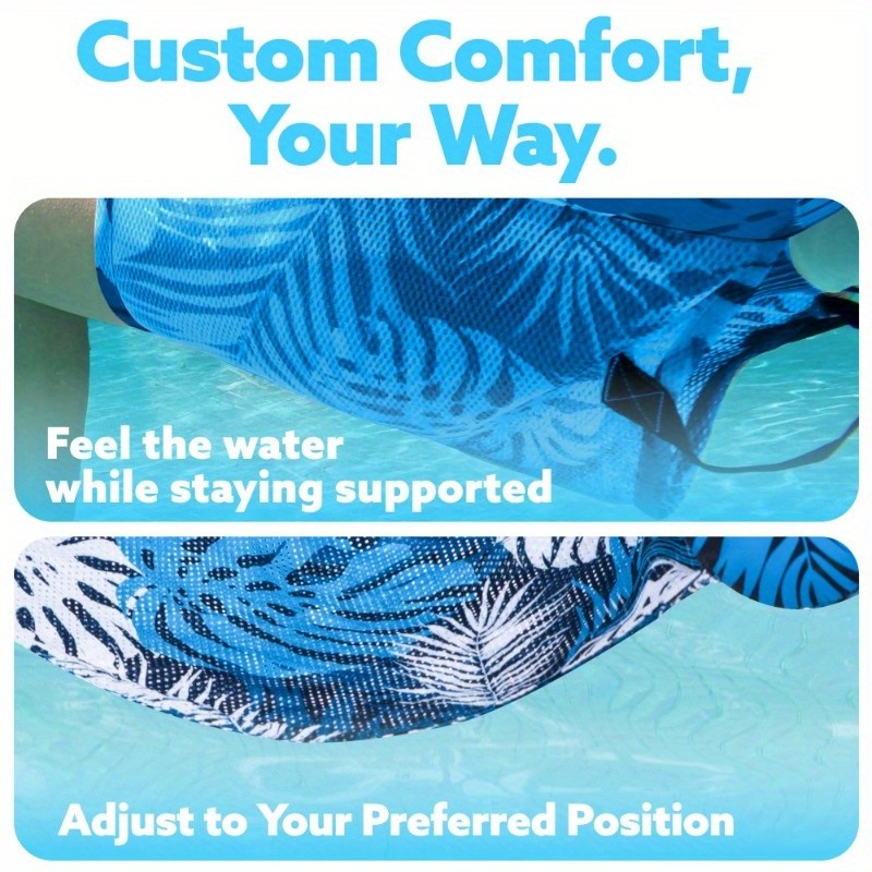 Inflatable Pool Float Chair Leaf Design Lounger for Adults – Portable Floating Seat for Pool Beach Lake Summer Party, 1 or 2 Pack