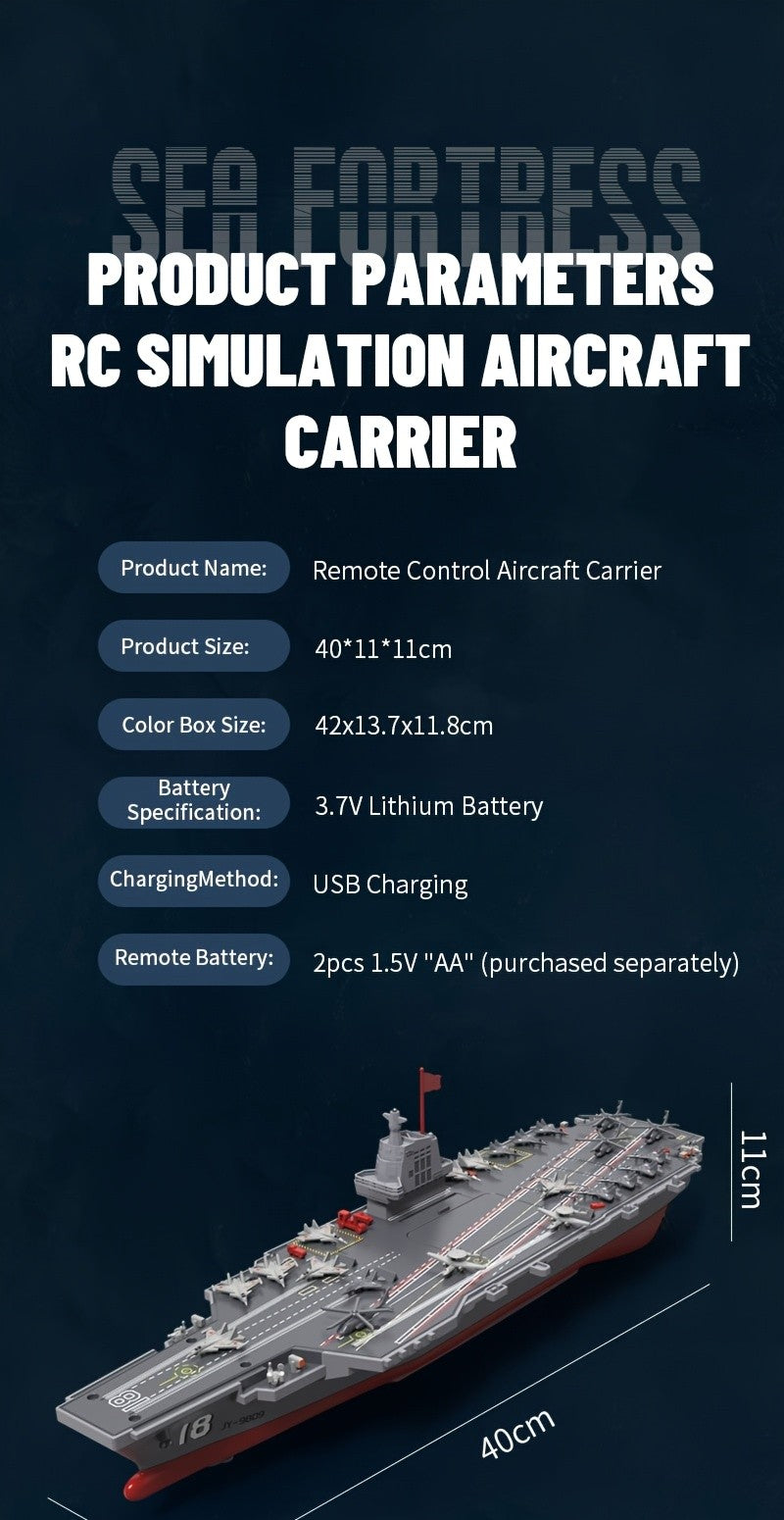 RC Aircraft Carrier Ship 1:800 Scale Fujian Model DIY Assembly Remote Control Boat Water Activated Sound Effects Adult Hobby Gift