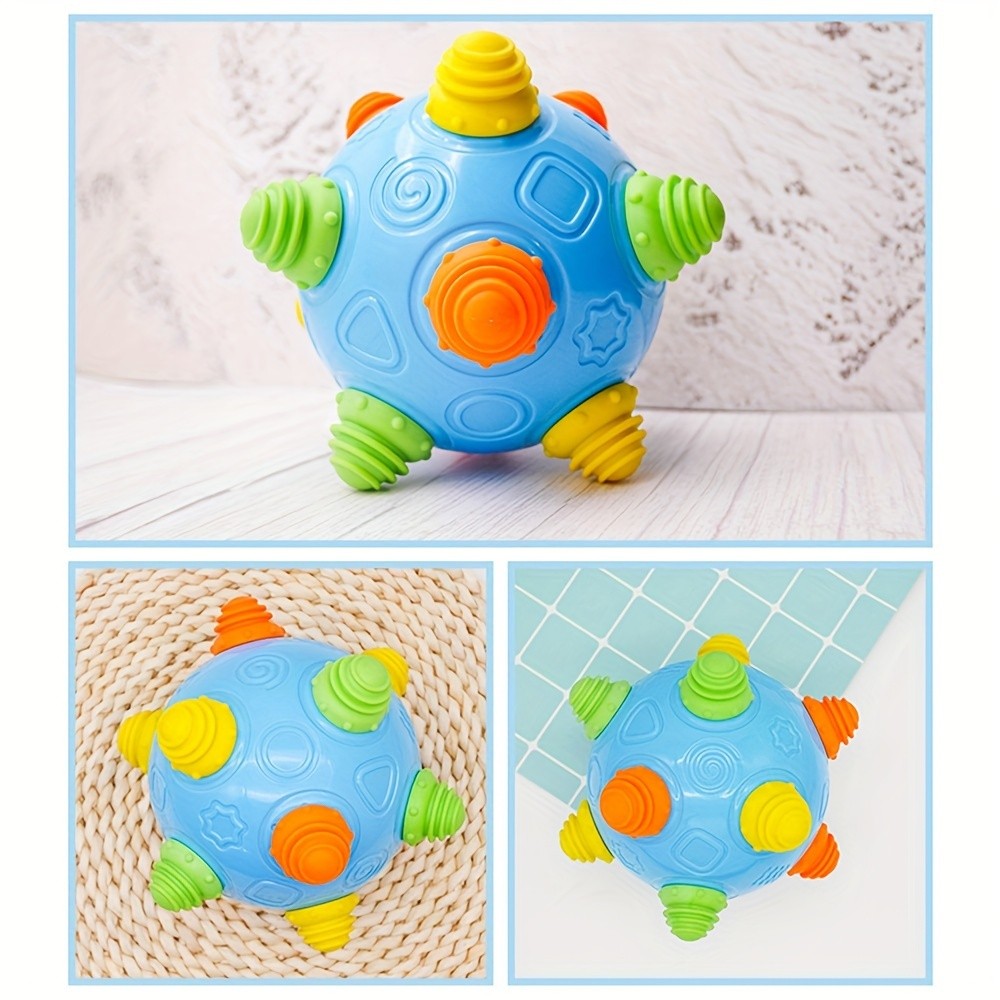 Musical Bouncing Sensory Ball Toy for Babies – BPA Free Interactive Electric Dancing Ball with Fun Sounds & Melodies, Encourages Crawling & Jumping, Developmental Toy for Boys Girls