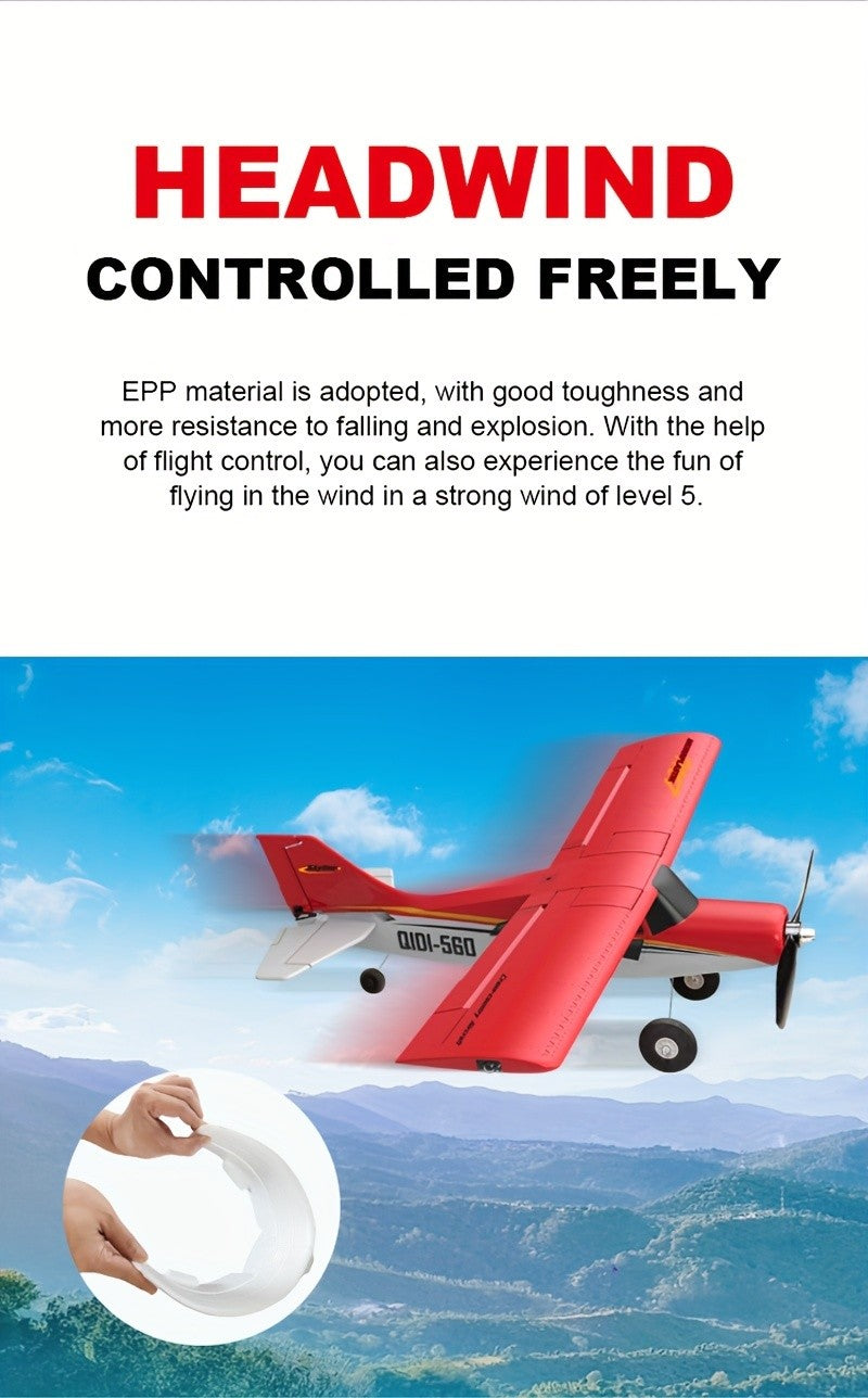 M7 RC Airplane 6-Channel Brushless Fixed Wing with 6-Axis Gyro 3D Stunts 120M Range EPP Foam Aircraft – Remote Control Plane Toy for Beginners & Advanced Pilots Kids Teens Gift