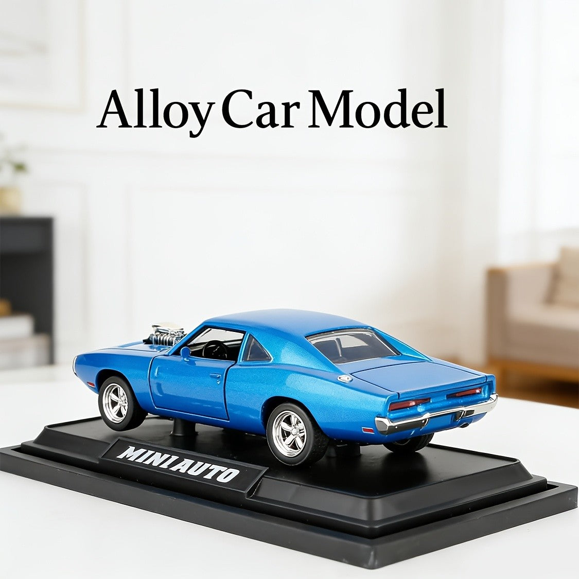 1:32 Scale Die-Cast Dodge Challenger Model Car – Zinc Alloy Static Replica Collectible Gift for Car Enthusiasts, Adults & Teens