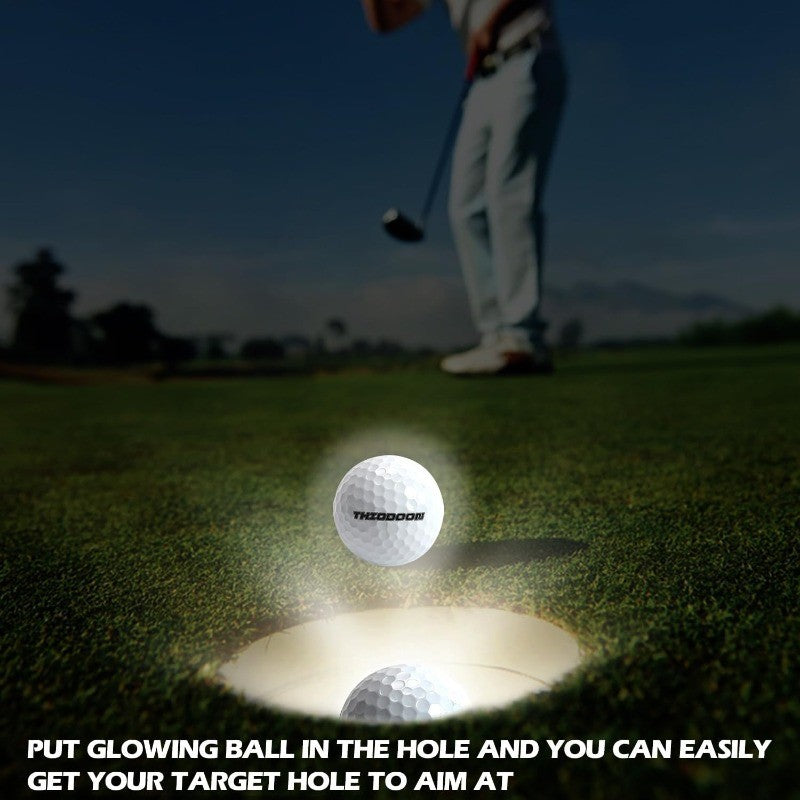 Glow in the Dark Golf Balls LED, Ultra-Bright 3-LED Core Night Golf Balls with 8-Minute Reset Timer & Mesh Bag, 342-Dimple Pattern for Men Women Teens Beginners, Birthday Christmas Father's Day Golf Gift
