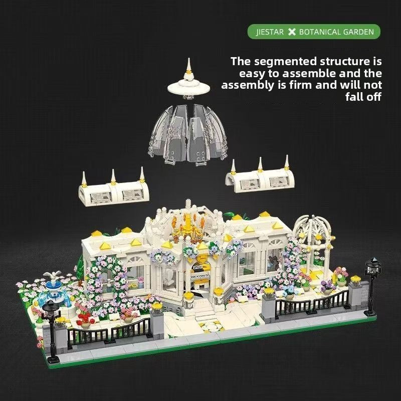 Garden Plaza Building Blocks 6700pcs Advanced Micro-Landscape Architecture Model Kit for Adults Teens Ages 14+ - Display Collector Gift for Christmas Birthday Halloween