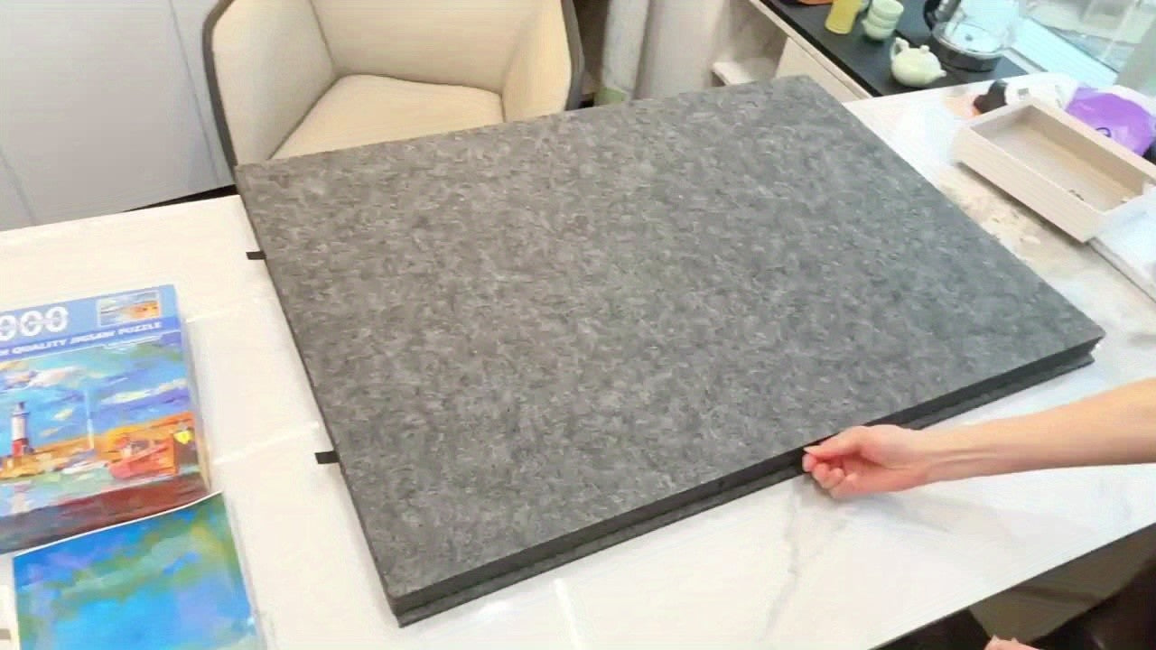 Portable Jigsaw Puzzle Table with 6 Storage Drawers, Adjustable Tilt, Felt Board, Non-Slip Surface, Protective Cover & Carry Handle – Perfect Gift for Puzzle Lovers