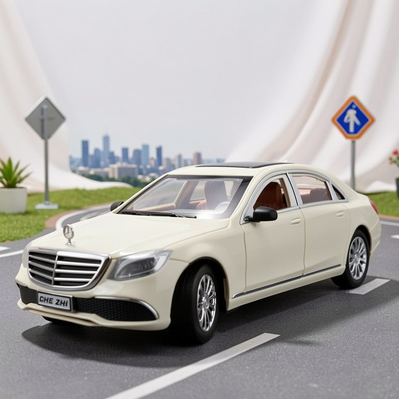 Die-Cast Mercedes-Benz E300 Model Car 1:24 Scale – Zinc Alloy Collectible with Openable Doors, Detailed Interior, Desktop Decor Gift for Car Enthusiasts