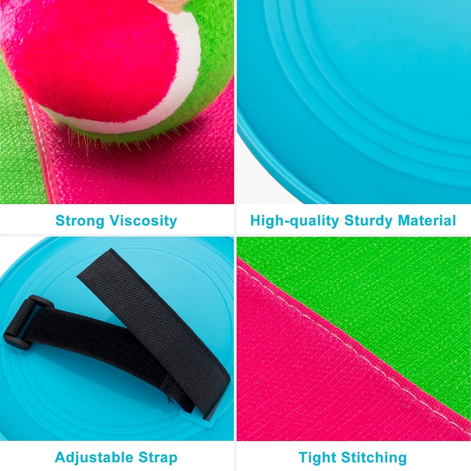 Sticky Ball Toy Outdoor Game for Beach Playground & Backyard, Mixed Color Throwing Catching Toy for Kids & Adults, Fun Gift for Halloween Easter Christmas New Year