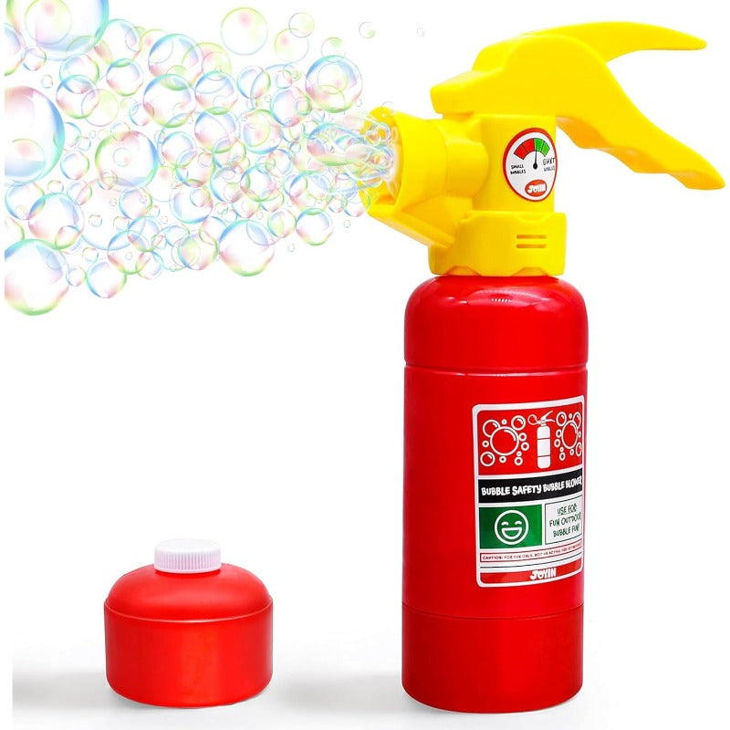 Halloween Fire Extinguisher Bubble Machine – 1000+ Bubbles with 7.78oz Solution, Automatic Bubble Blower for Kids Indoor Outdoor Halloween Birthday Party