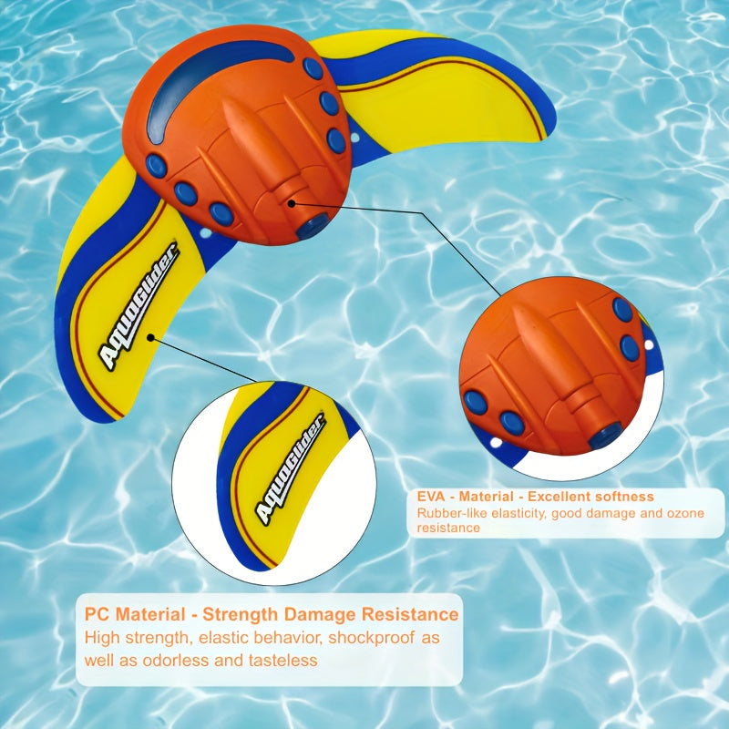 Stingray Pool Torpedo Swim Toy for Kids – Self Propelled Underwater Water Toy Glides 60 Feet, Fun Pool Games Outdoor Gift for Boys & Girls Ages 5+