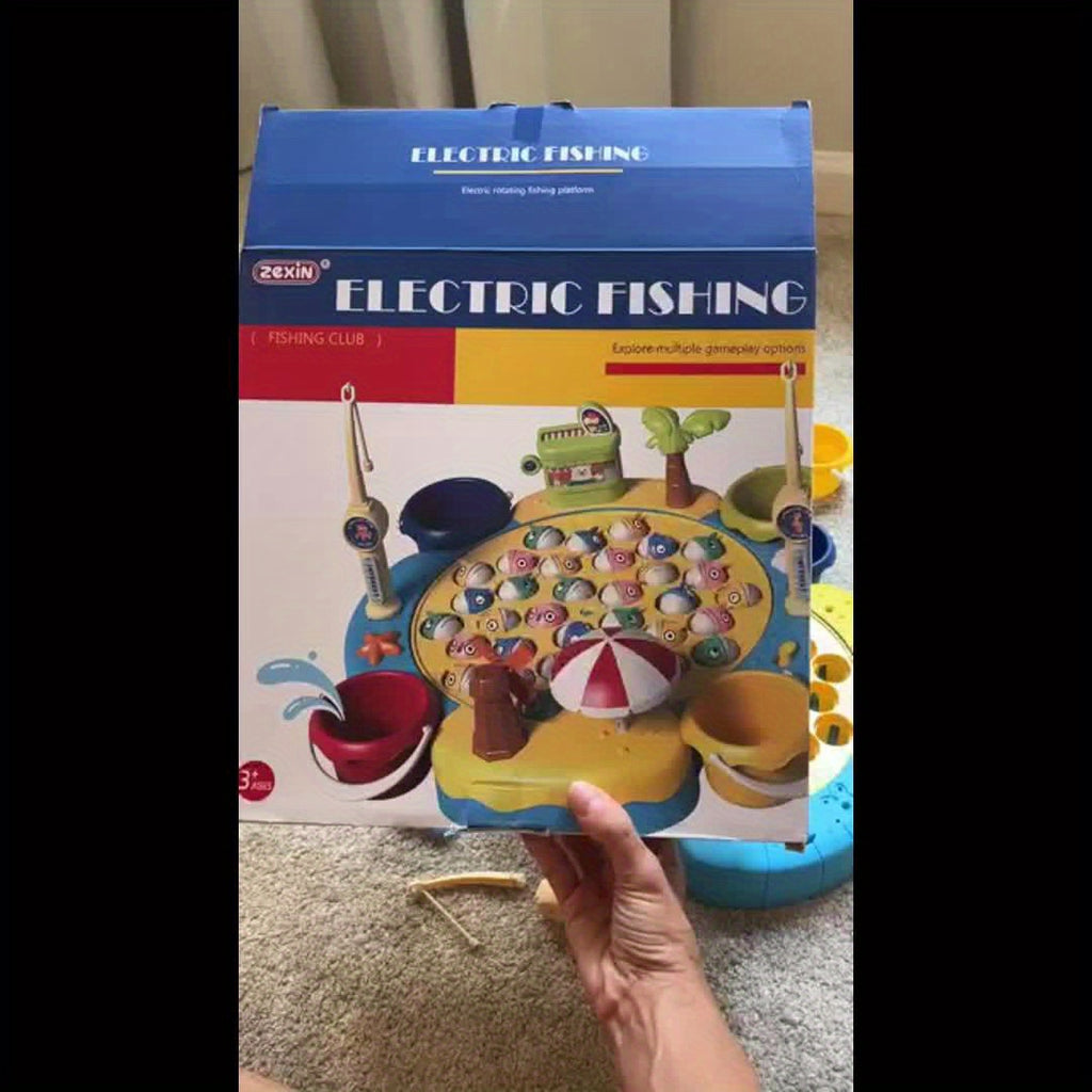 Kids Magnetic Fishing Game Toy 66pcs Ocean Theme 1-8 Players Educational Fine Motor Skills Toddler Boys Girls Birthday Holiday Gift Ages 1-8