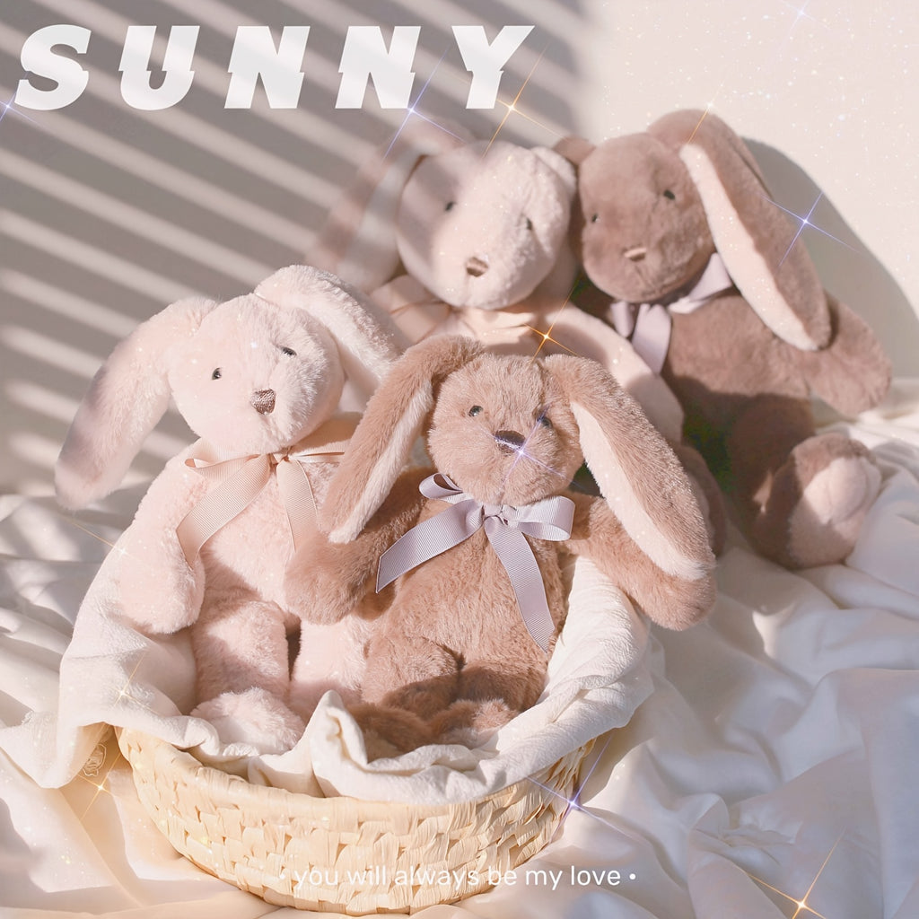 Bunny Stuffed Animal Soft Rabbit Plush Toy Cute Easter Basket Gift for Baby Girls Women Kids Birthday Holiday