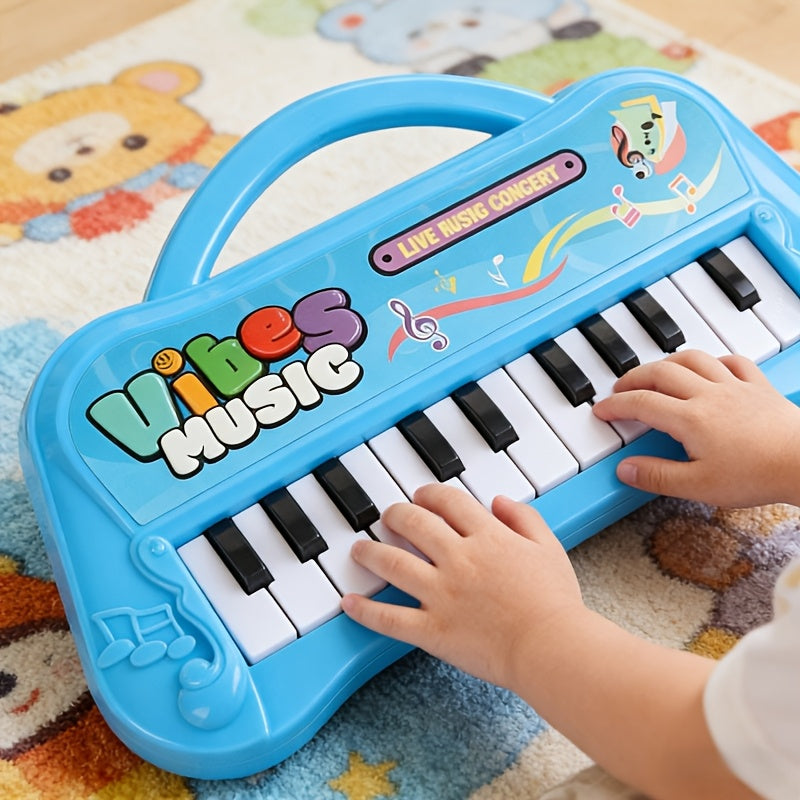 Kids Piano Keyboard Toy 13 Keys Portable Electronic Music Instrument for Toddlers Boys Girls Birthday Christmas Gift Educational STEM Toy
