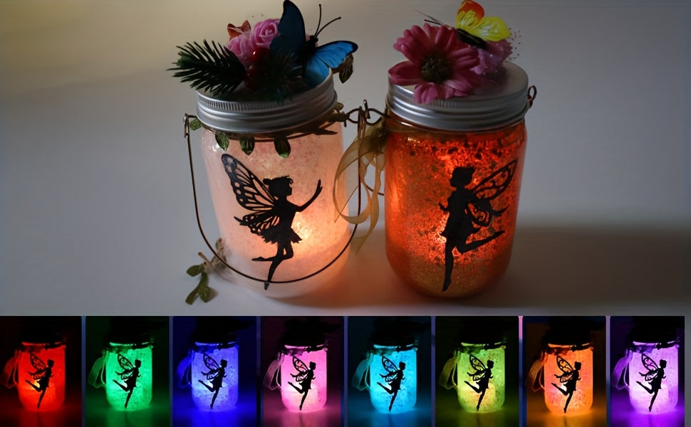 DIY Fairy Lantern Craft Kit with Color-Changing Remote Control Mason Jar Night Light – Arts & Crafts for Girls Ages 6+, Birthday Halloween Christmas Gift & Party Activity