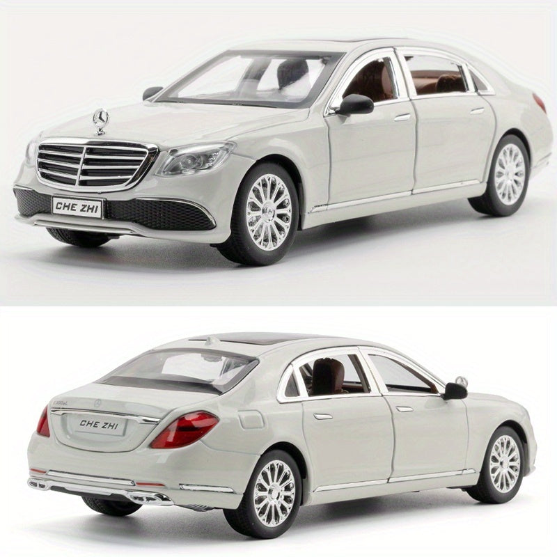 Die-Cast Mercedes-Benz E300 Model Car 1:24 Scale – Zinc Alloy Collectible with Openable Doors, Detailed Interior, Desktop Decor Gift for Car Enthusiasts