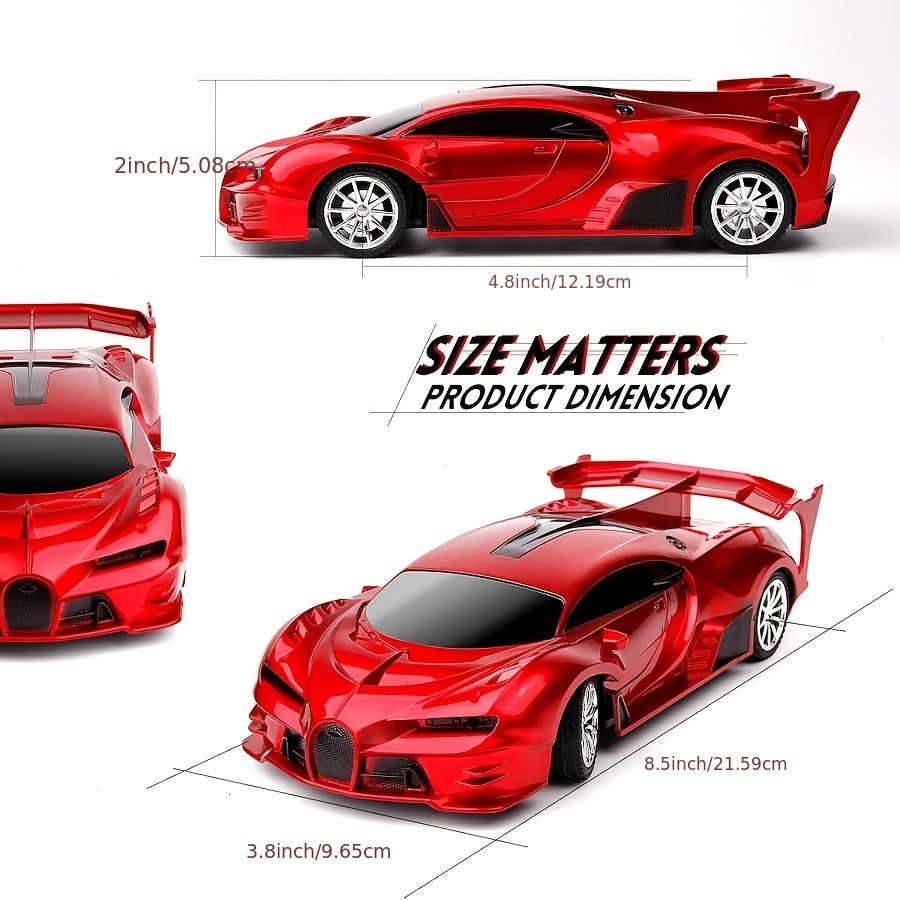 1:18 Scale High-Speed RC Car with Headlights for Boys & Girls – Remote Control Racing Vehicle Hobby Toy for Kids Birthday Christmas Gift