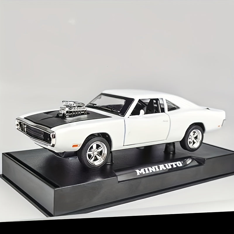 1:32 Scale Die-Cast Dodge Challenger Model Car – Zinc Alloy Static Replica Collectible Gift for Car Enthusiasts, Adults & Teens